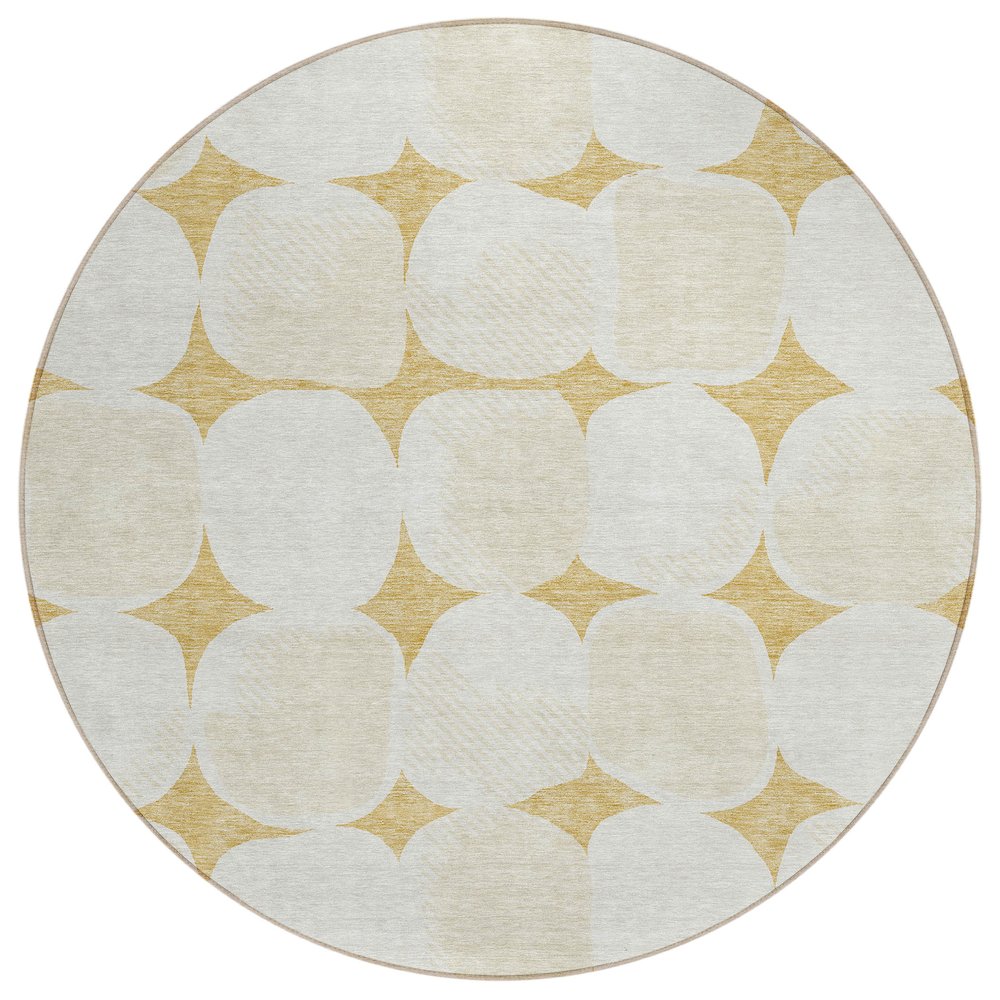 Chantille ACN870 Gold 8' x 8' Rug. Picture 1