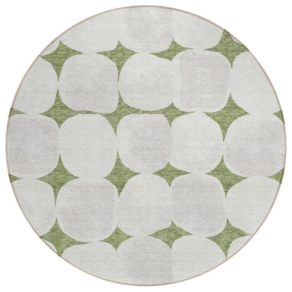 Chantille ACN870 Green 8' x 8' Rug. Picture 1