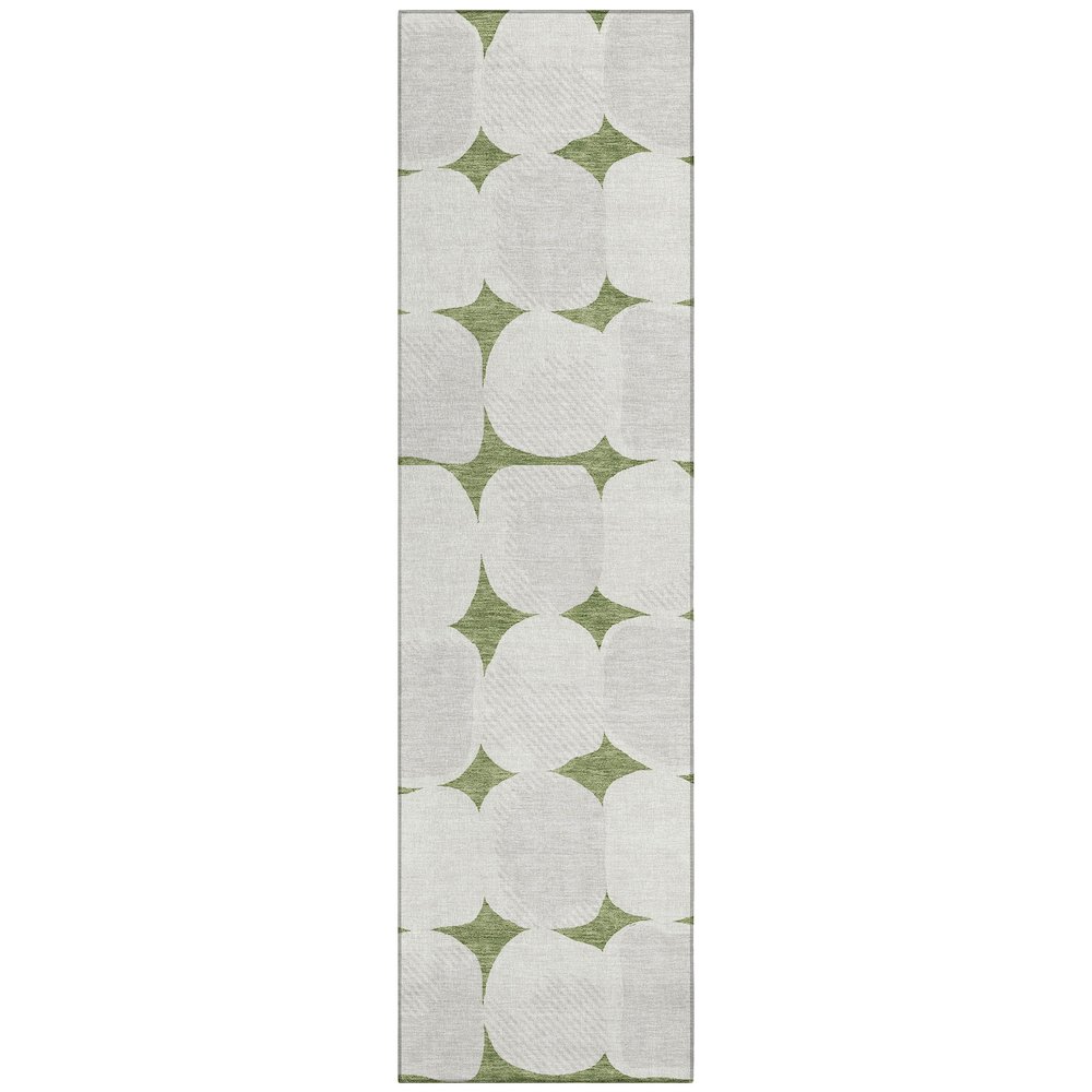 Chantille ACN870 Green 2'3" x 7'6" Rug. Picture 1