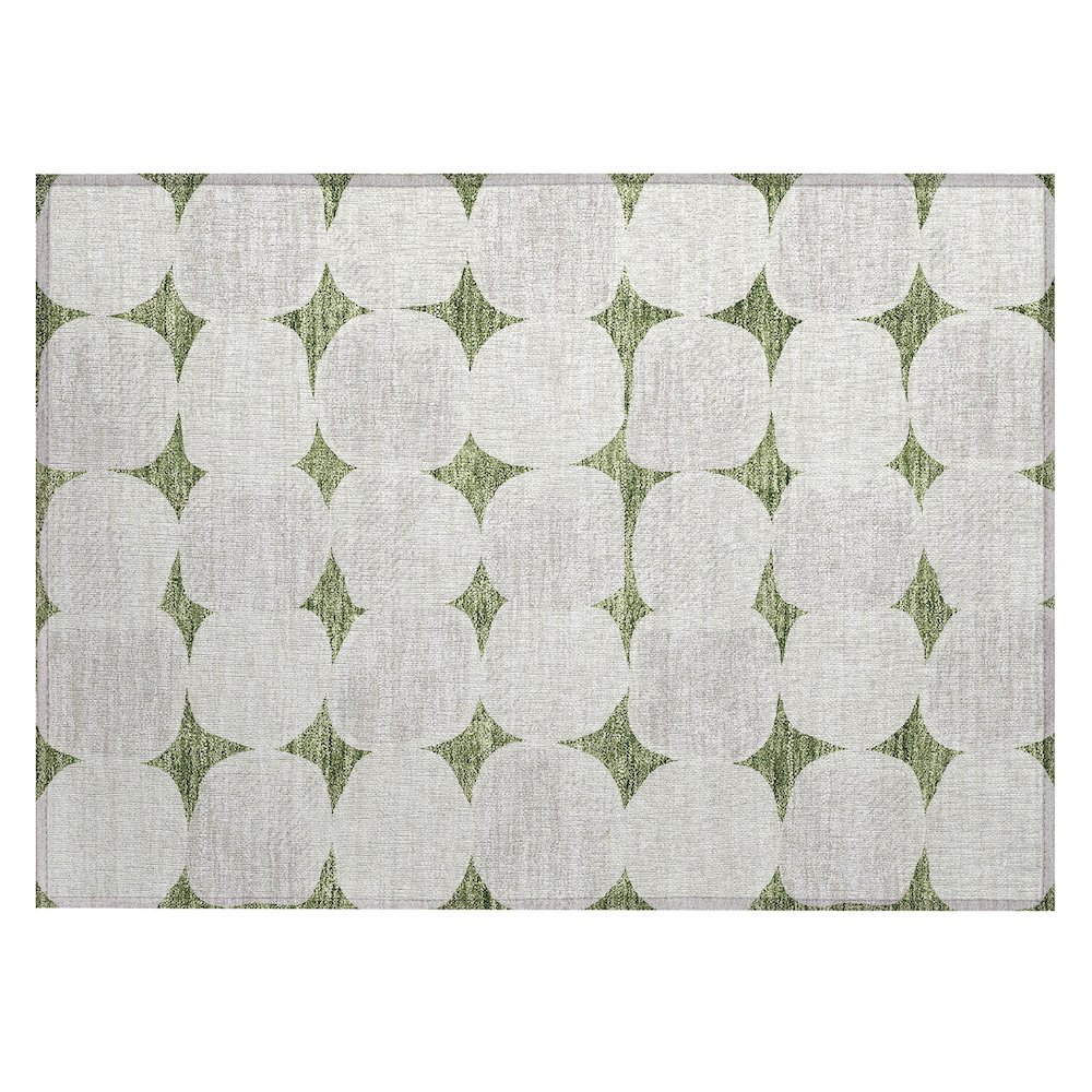 Chantille ACN870 Green 1'8" x 2'6" Rug. Picture 1