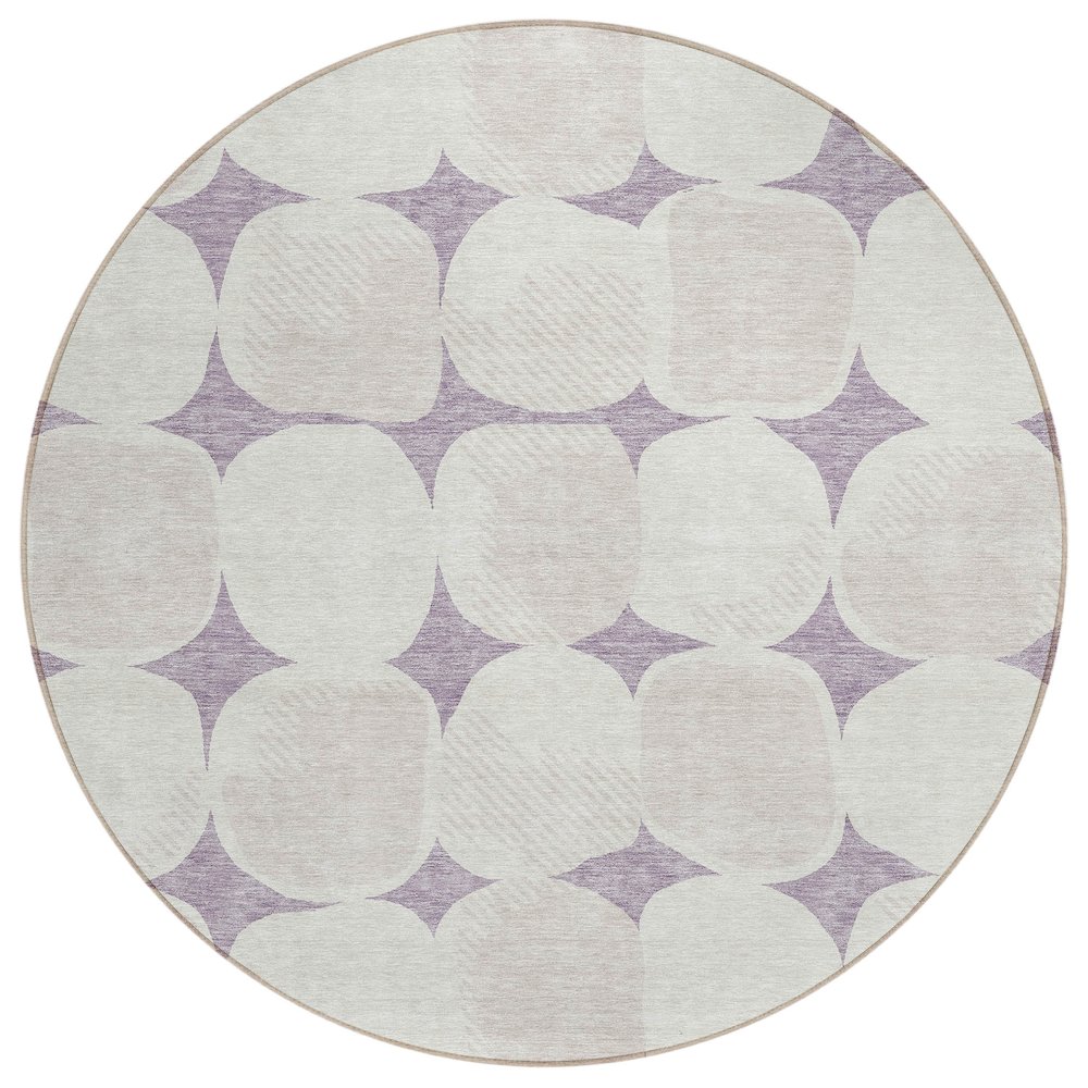 Chantille ACN870 Purple 8' x 8' Rug. Picture 1