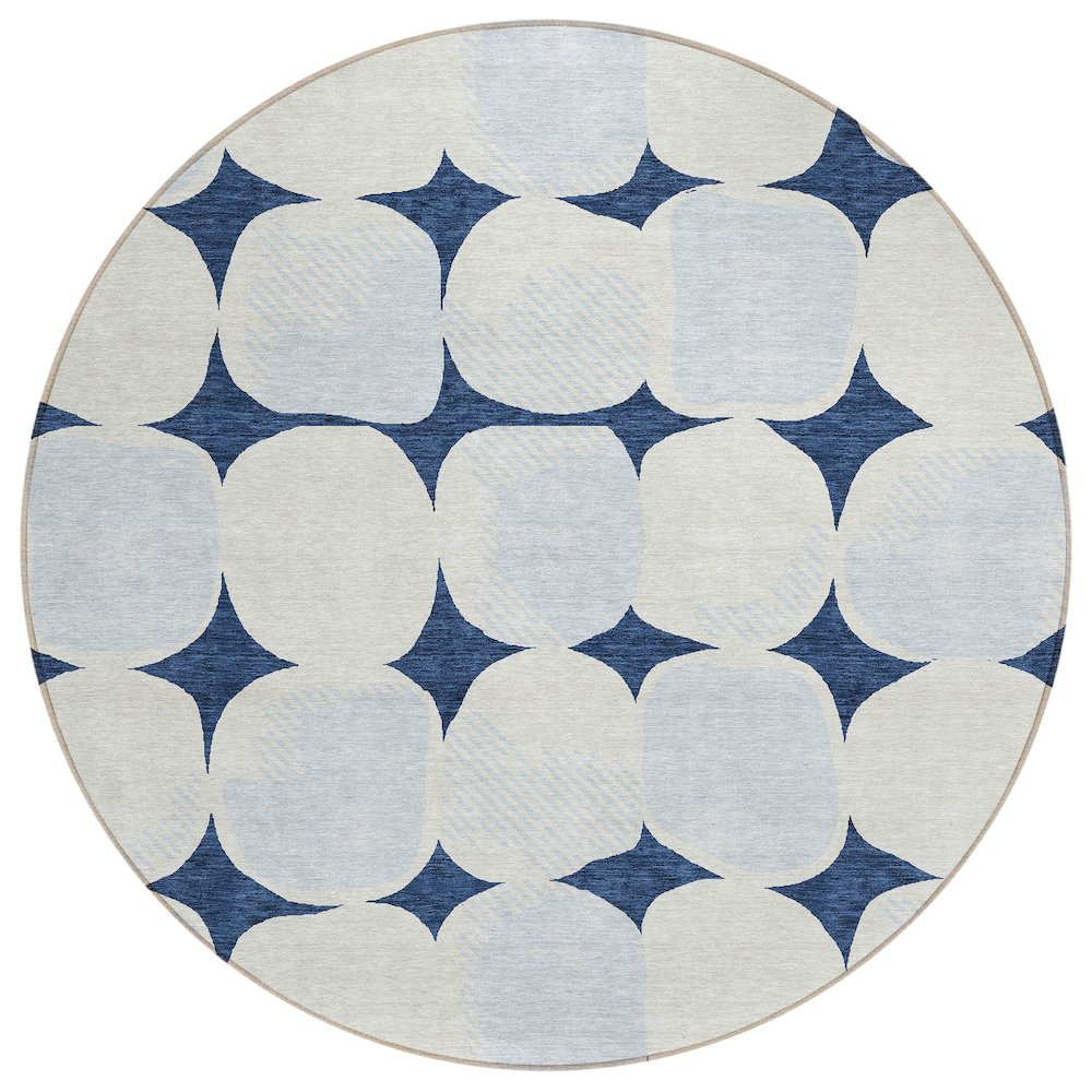 Chantille ACN870 Blue 8' x 8' Rug. Picture 1