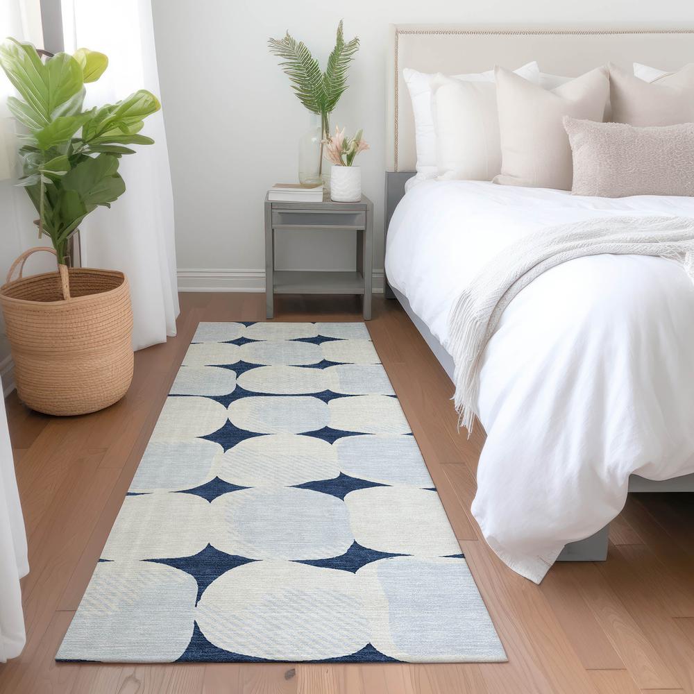 Chantille ACN870 Blue 2'3" x 7'6" Rug. Picture 5