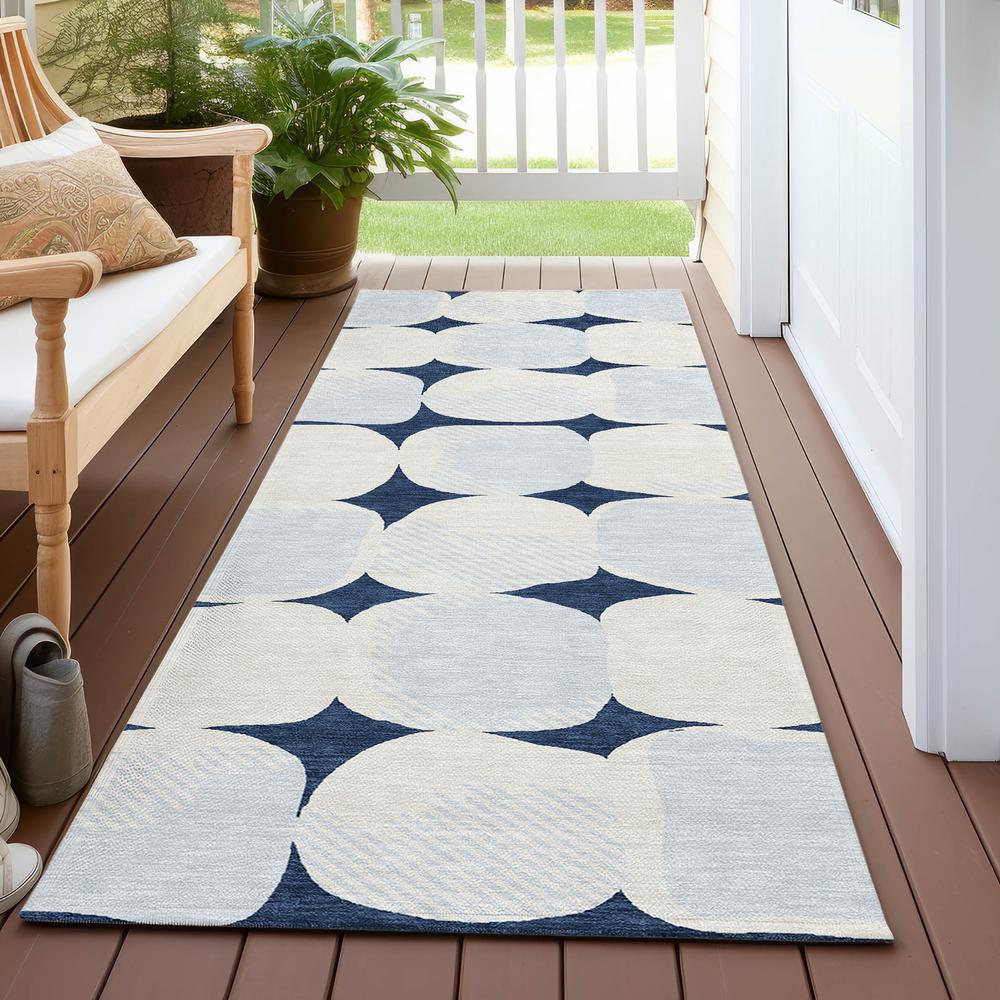 Chantille ACN870 Blue 2'3" x 7'6" Rug. Picture 6