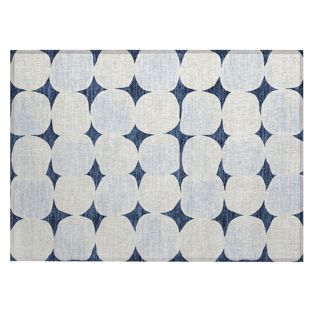 Chantille ACN870 Blue 1'8" x 2'6" Rug. Picture 1