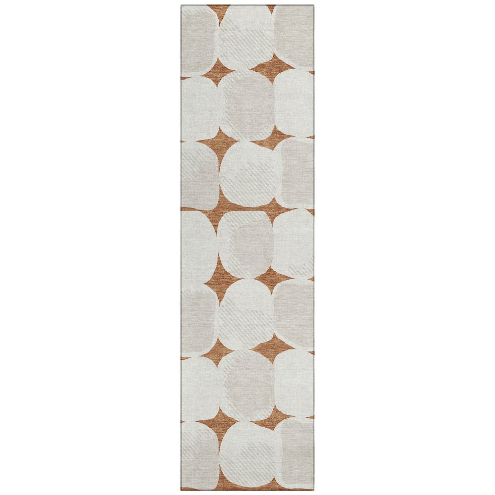 Chantille ACN870 Orange 2'3" x 7'6" Rug. Picture 1