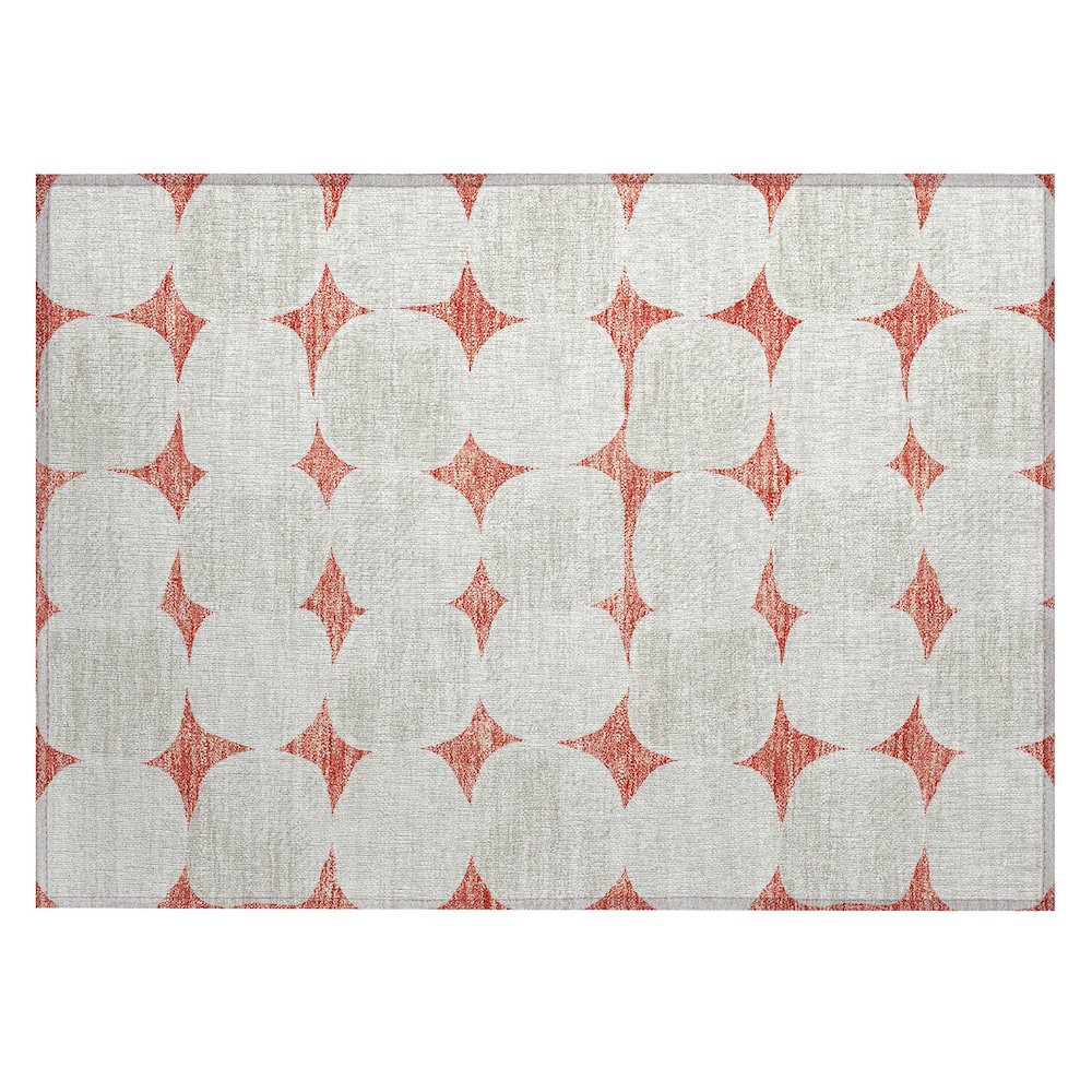 Chantille ACN870 Orange 1'8" x 2'6" Rug. Picture 1