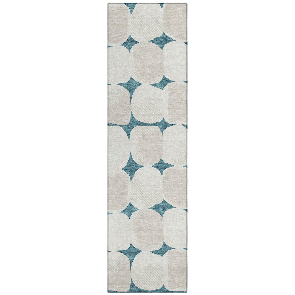 Chantille ACN870 Teal 2'3" x 7'6" Rug. Picture 1