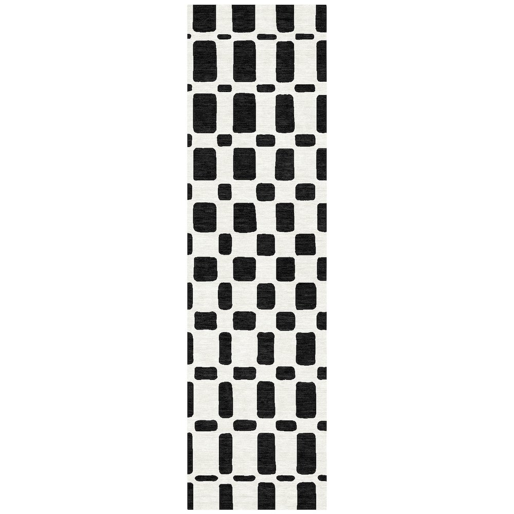 Chantille ACN871 Black 2'3" x 7'6" Rug. Picture 1