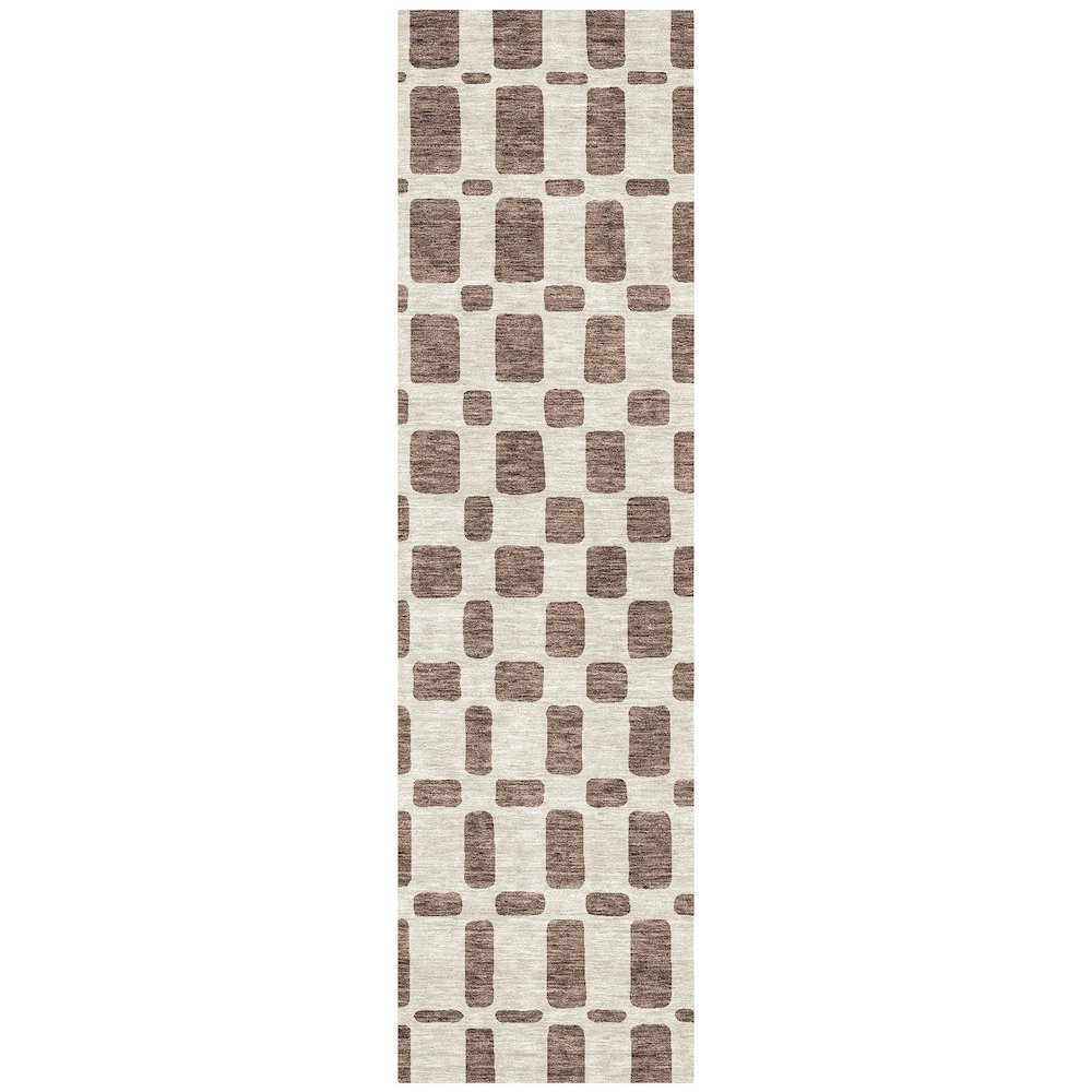 Chantille ACN871 Brown 2'3" x 7'6" Rug. Picture 1