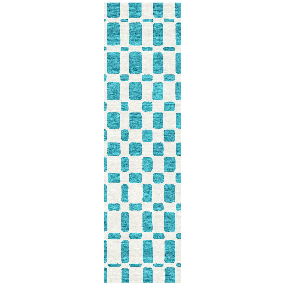 Chantille ACN871 Teal 2'3" x 7'6" Rug. Picture 1