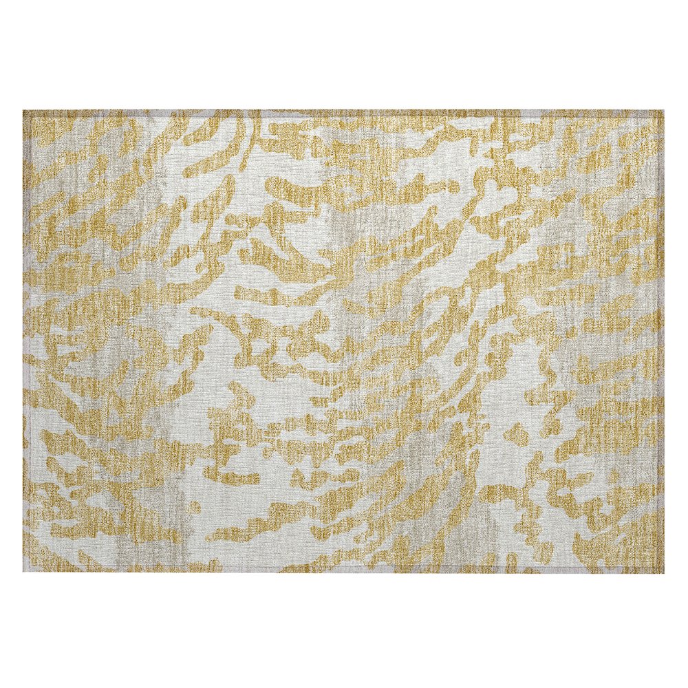 Chantille ACN873 Gold 1'8" x 2'6" Rug. Picture 1