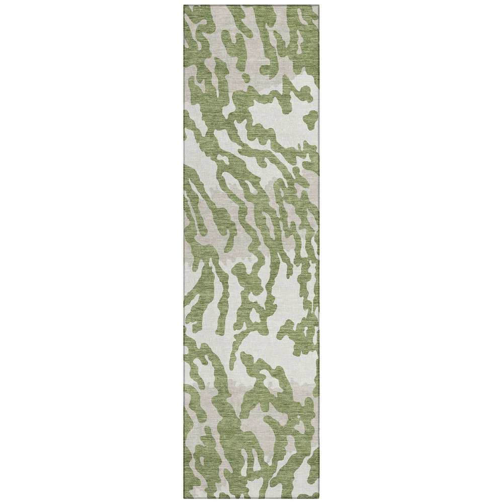 Chantille ACN873 Green 2'3" x 7'6" Rug. Picture 1