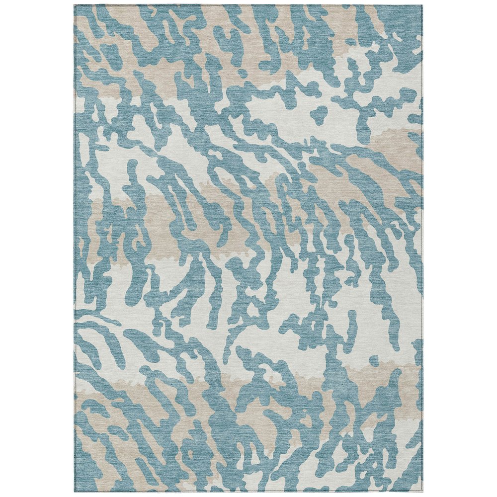 Chantille ACN873 Teal 2'6" x 3'10" Rug. Picture 1