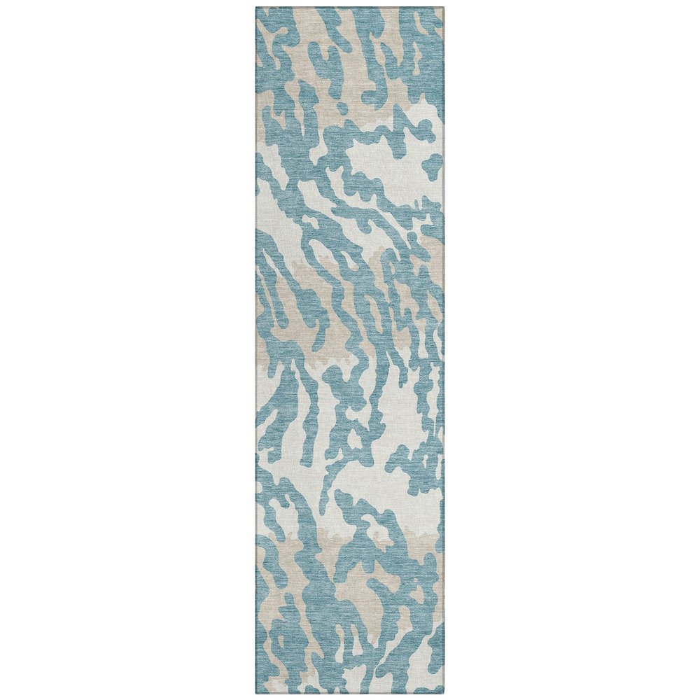 Chantille ACN873 Teal 2'3" x 7'6" Rug. Picture 1