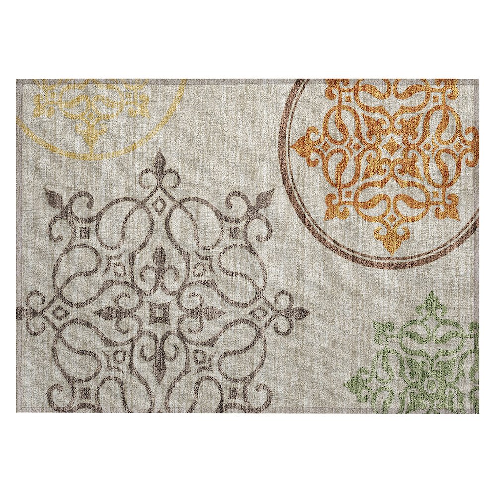 Chantille ACN874 Brown 1'8" x 2'6" Rug. Picture 1