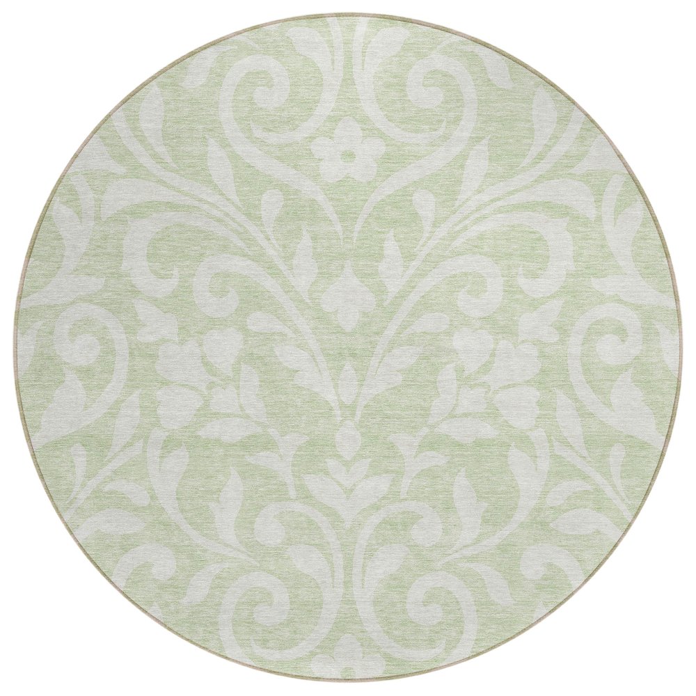 Chantille ACN875 Green 8' x 8' Rug. Picture 1