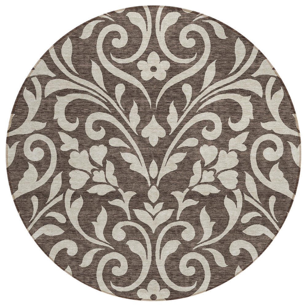 Chantille ACN875 Brown 8' x 8' Rug. Picture 1