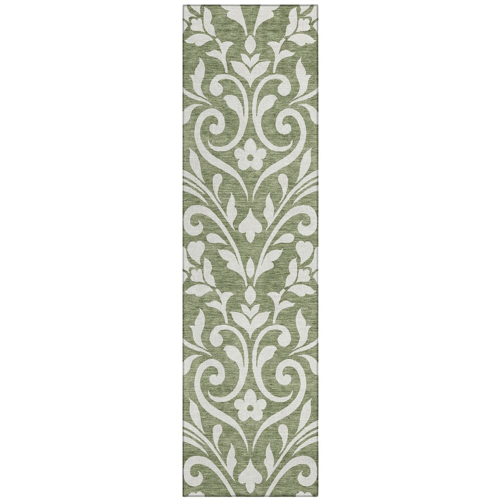 Chantille ACN875 Green 2'3" x 7'6" Rug. Picture 1