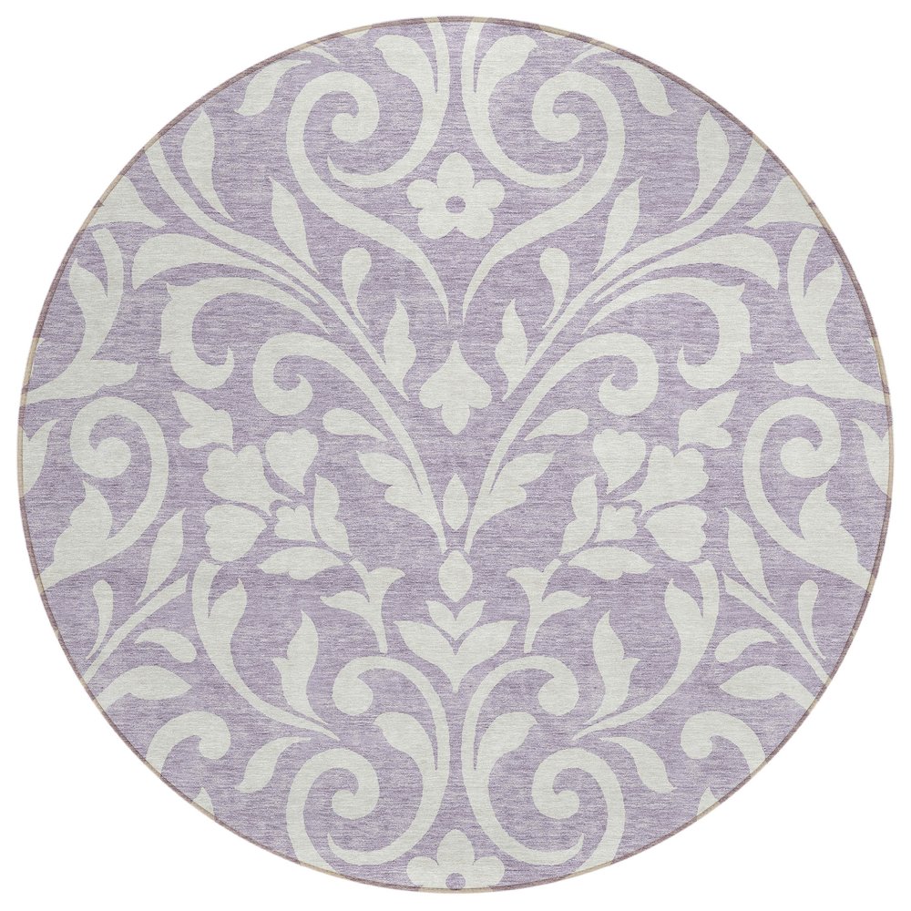Chantille ACN875 Purple 8' x 8' Rug. Picture 1