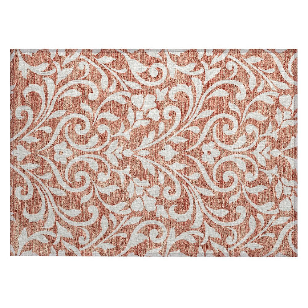 Chantille ACN875 Orange 1'8" x 2'6" Rug. Picture 1