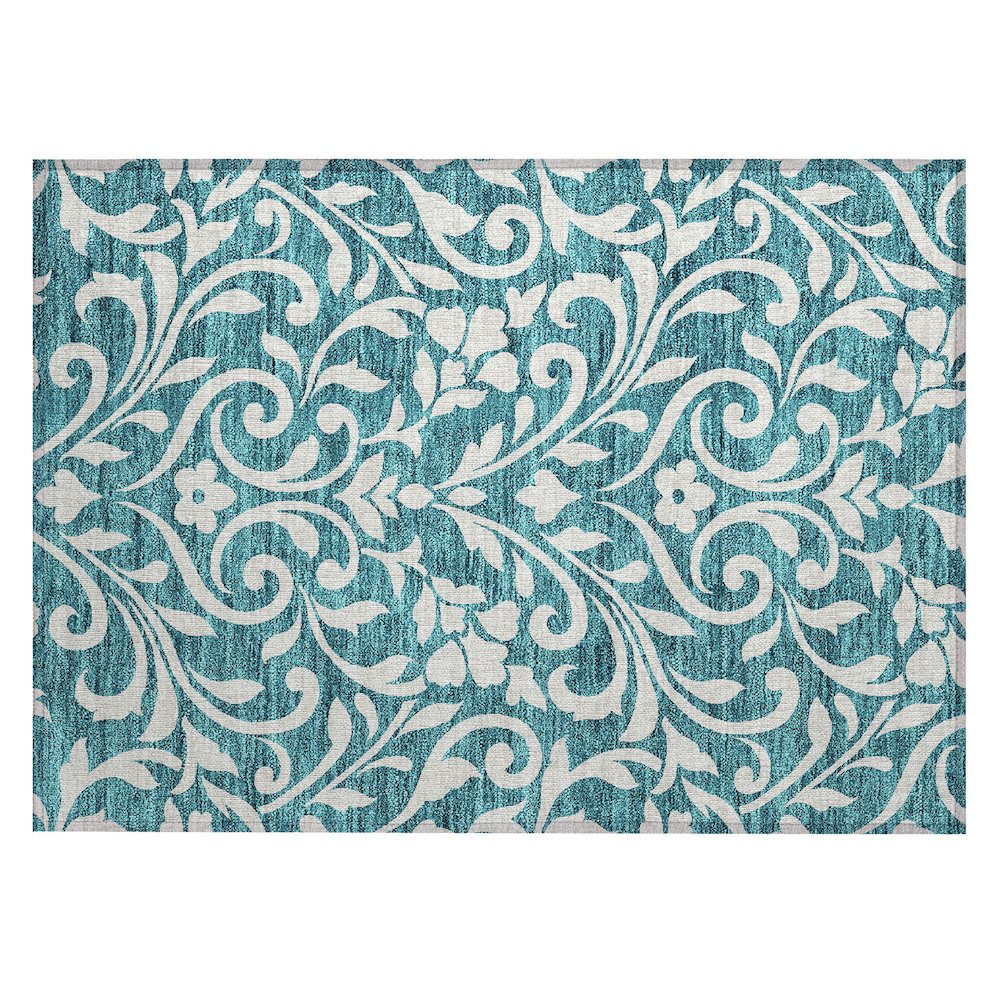 Chantille ACN875 Teal 1'8" x 2'6" Rug. Picture 1