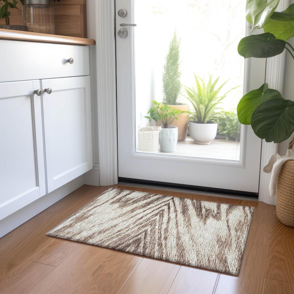 Chantille ACN876 Brown 1'8" x 2'6" Rug. Picture 5