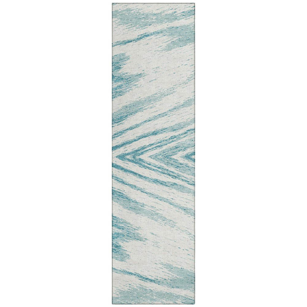Chantille ACN876 Teal 2'3" x 7'6" Rug. Picture 1