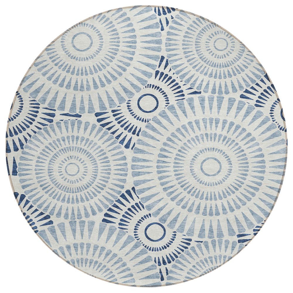 Chantille ACN877 Blue 8' x 8' Rug. Picture 1