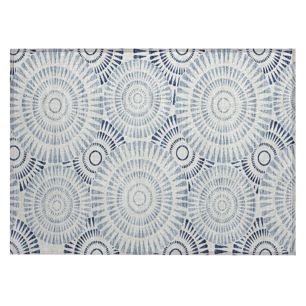 Chantille ACN877 Blue 1'8" x 2'6" Rug. Picture 1