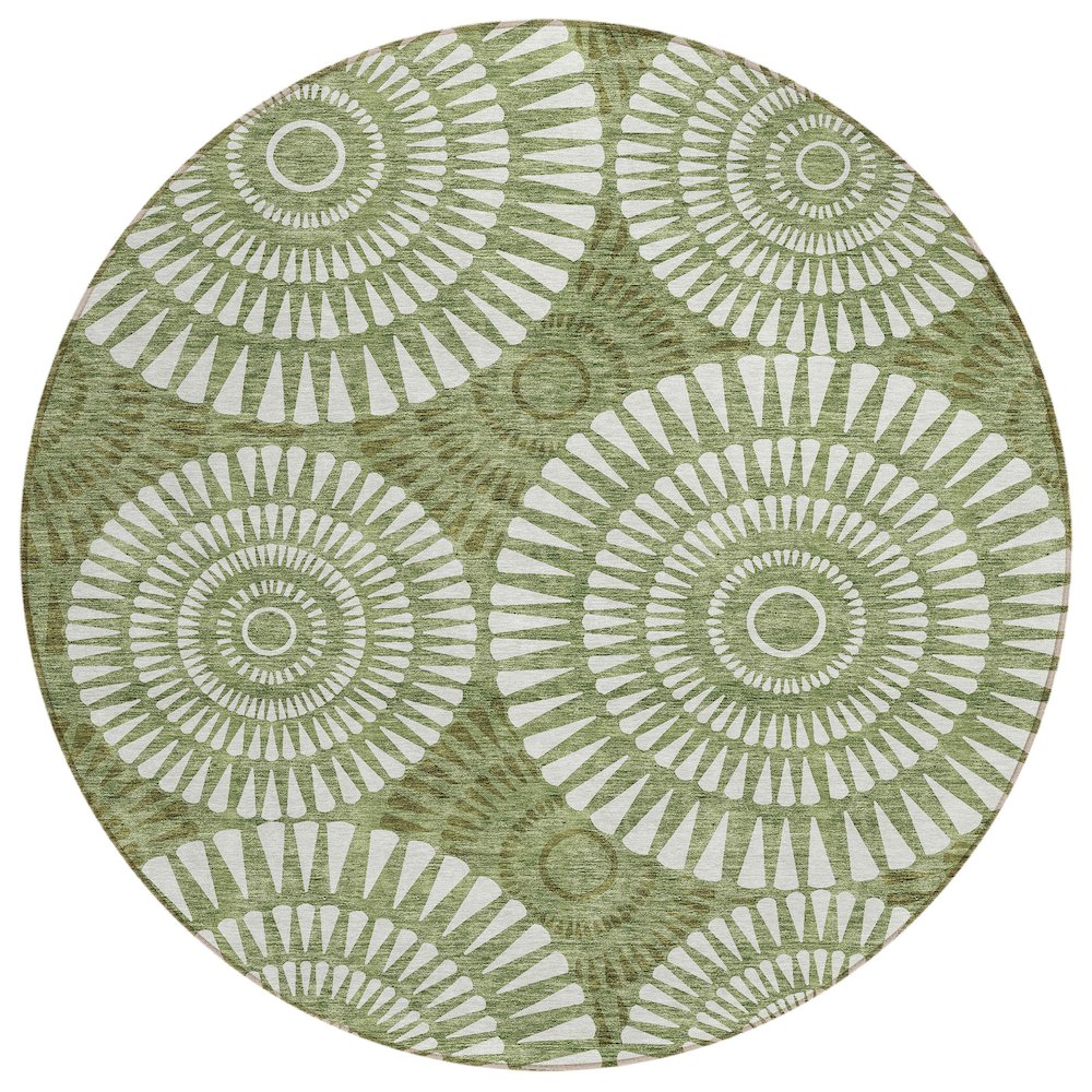 Chantille ACN877 Green 8' x 8' Rug. Picture 1