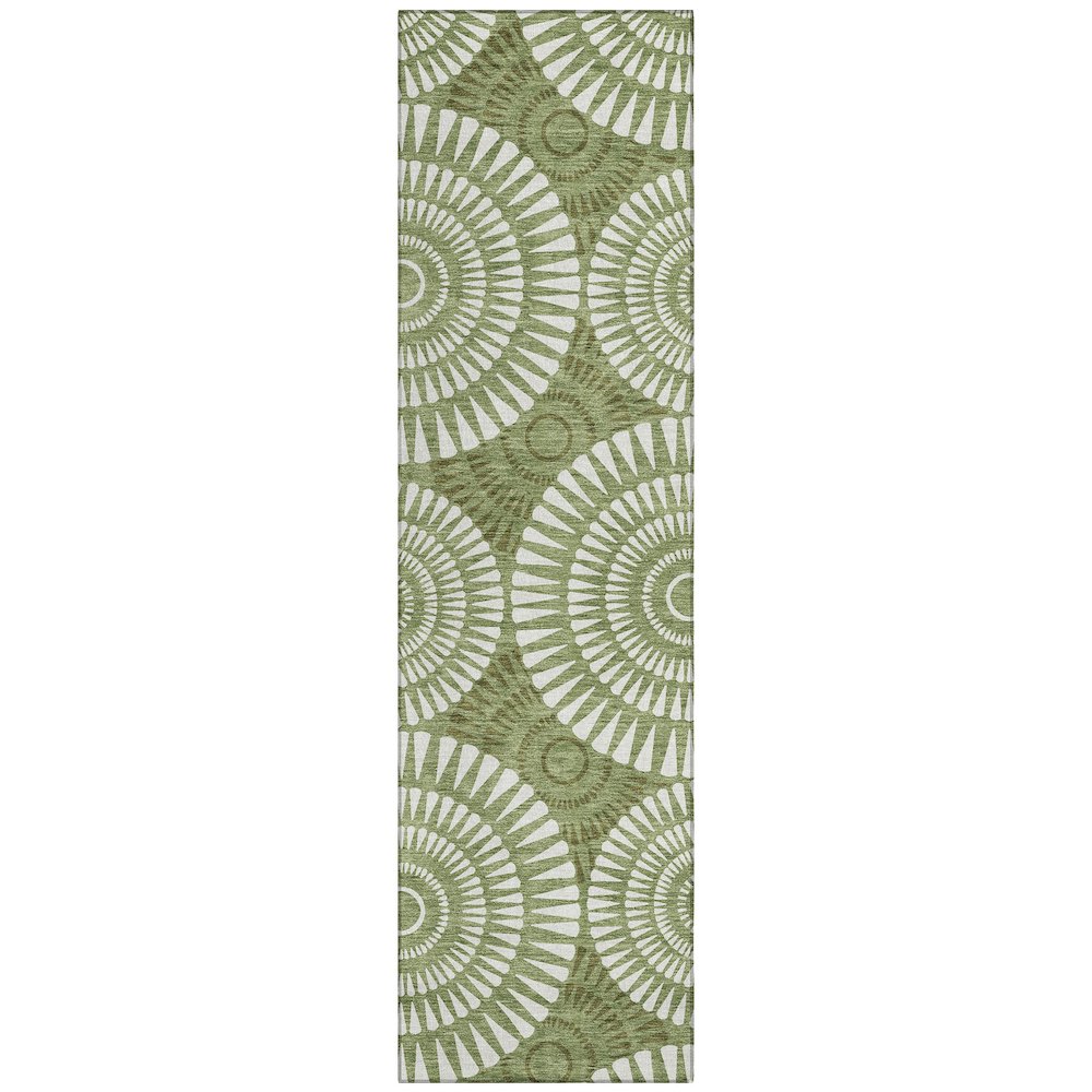 Chantille ACN877 Green 2'3" x 7'6" Rug. Picture 1