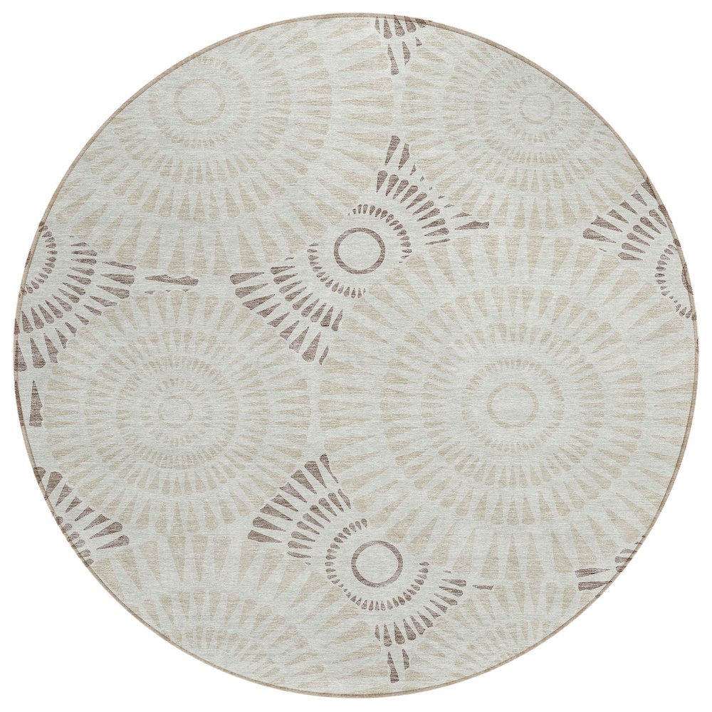Chantille ACN877 Brown 8' x 8' Rug. Picture 1