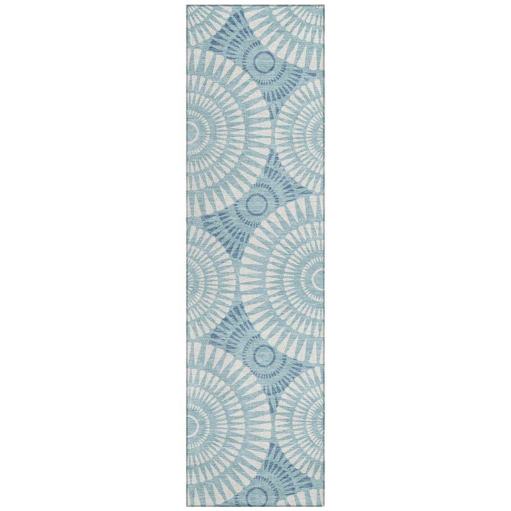 Chantille ACN877 Teal 2'3" x 7'6" Rug. Picture 1