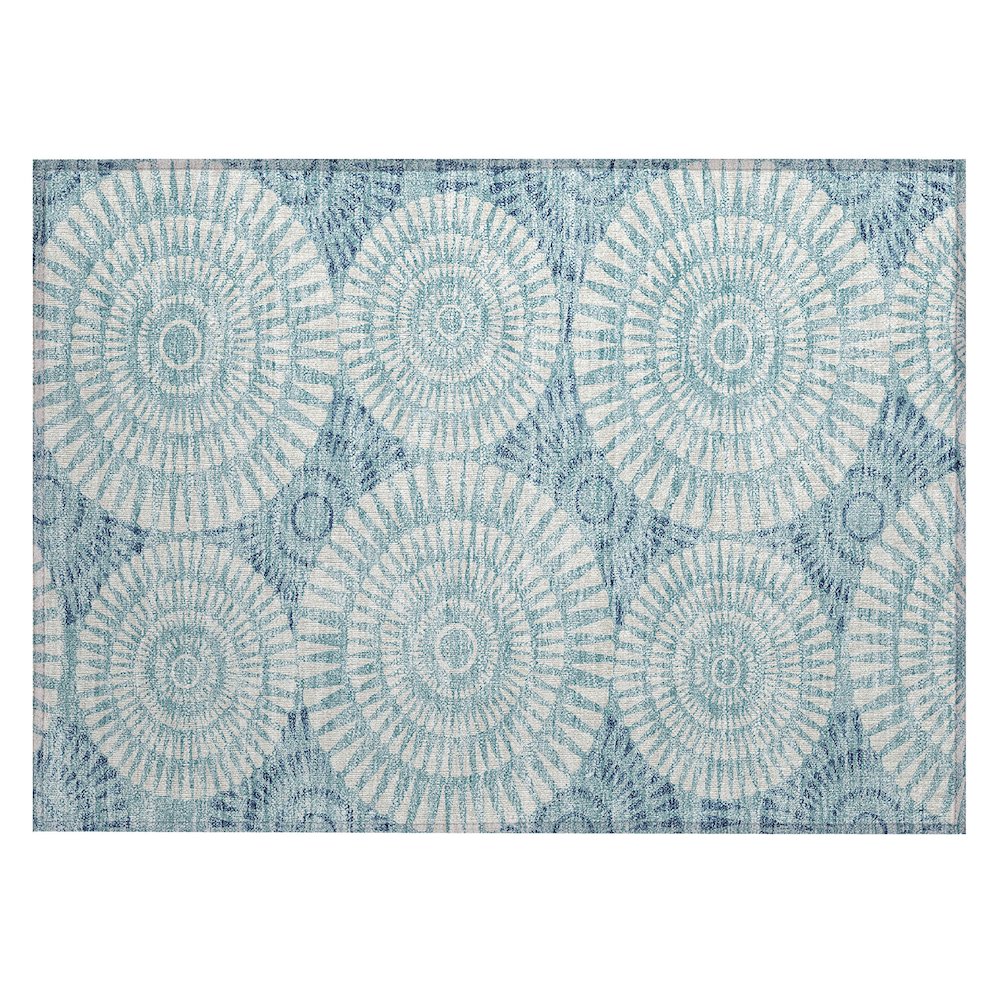 Chantille ACN877 Teal 1'8" x 2'6" Rug. Picture 1