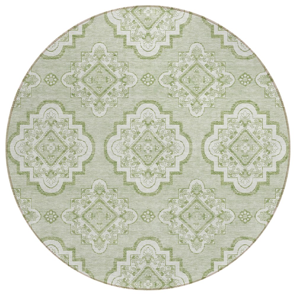 Chantille ACN878 Green 8' x 8' Rug. Picture 1