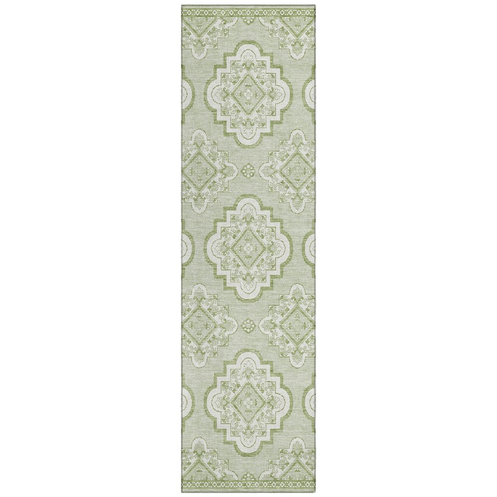 Chantille ACN878 Green 2'3" x 7'6" Rug. Picture 1