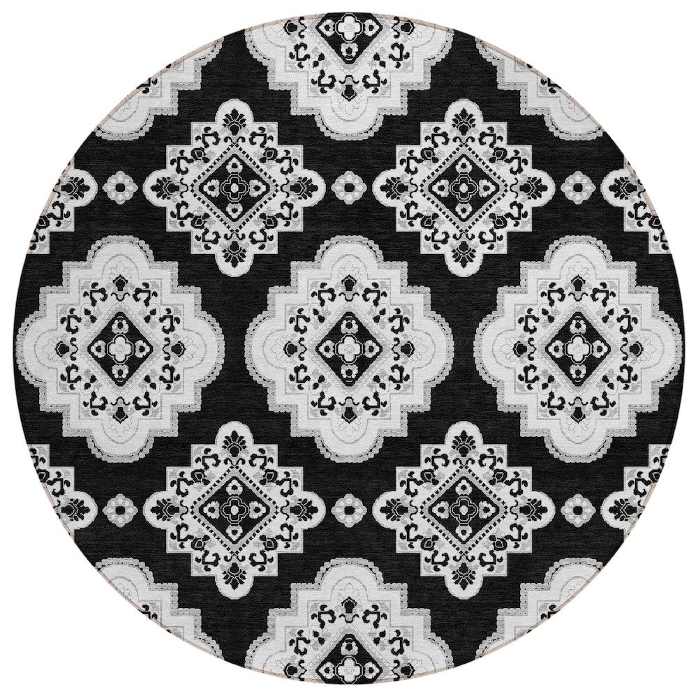 Chantille ACN878 Black 8' x 8' Rug. Picture 1
