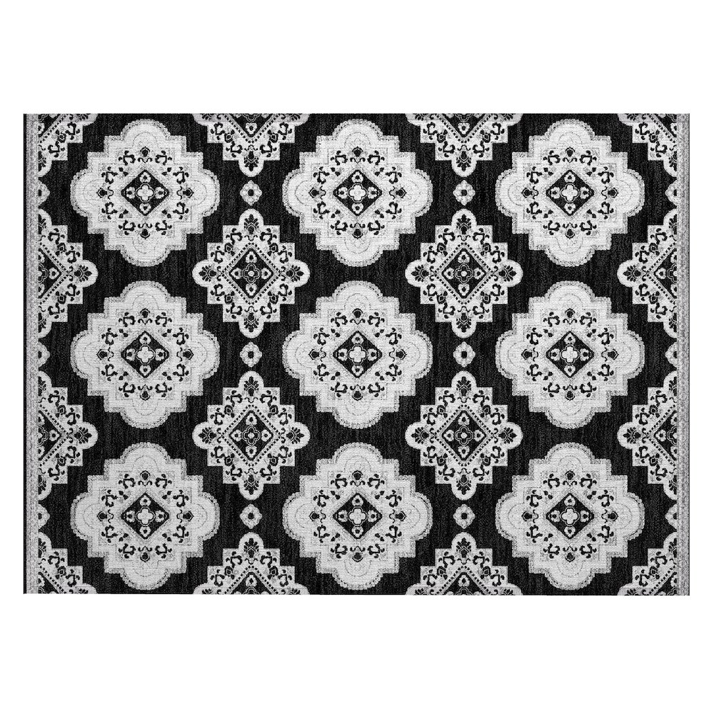 Chantille ACN878 Black 1'8" x 2'6" Rug. Picture 1