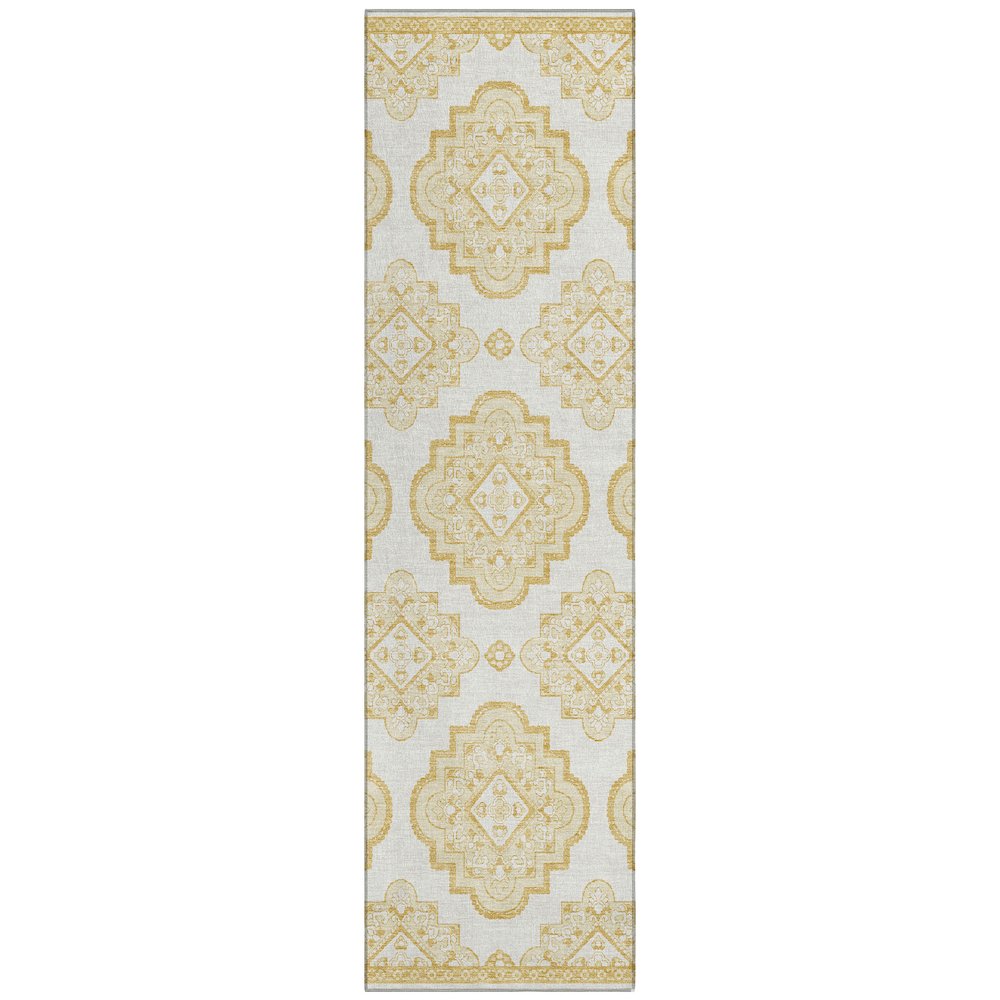 Chantille ACN878 Gold 2'3" x 7'6" Rug. Picture 1