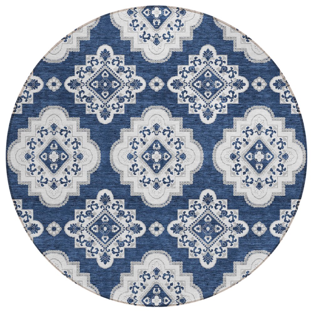 Chantille ACN878 Blue 8' x 8' Rug. Picture 1