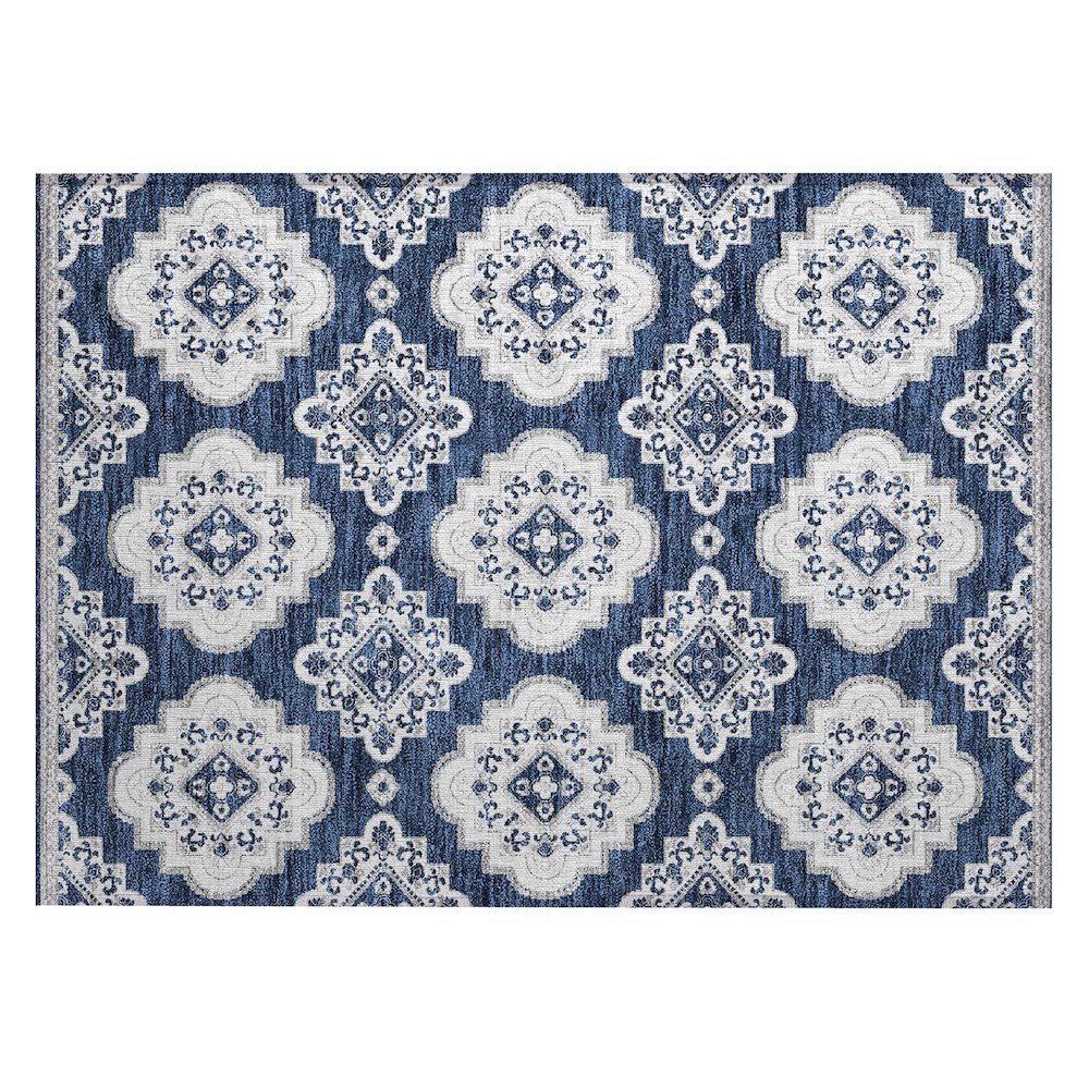 Chantille ACN878 Blue 1'8" x 2'6" Rug. Picture 1
