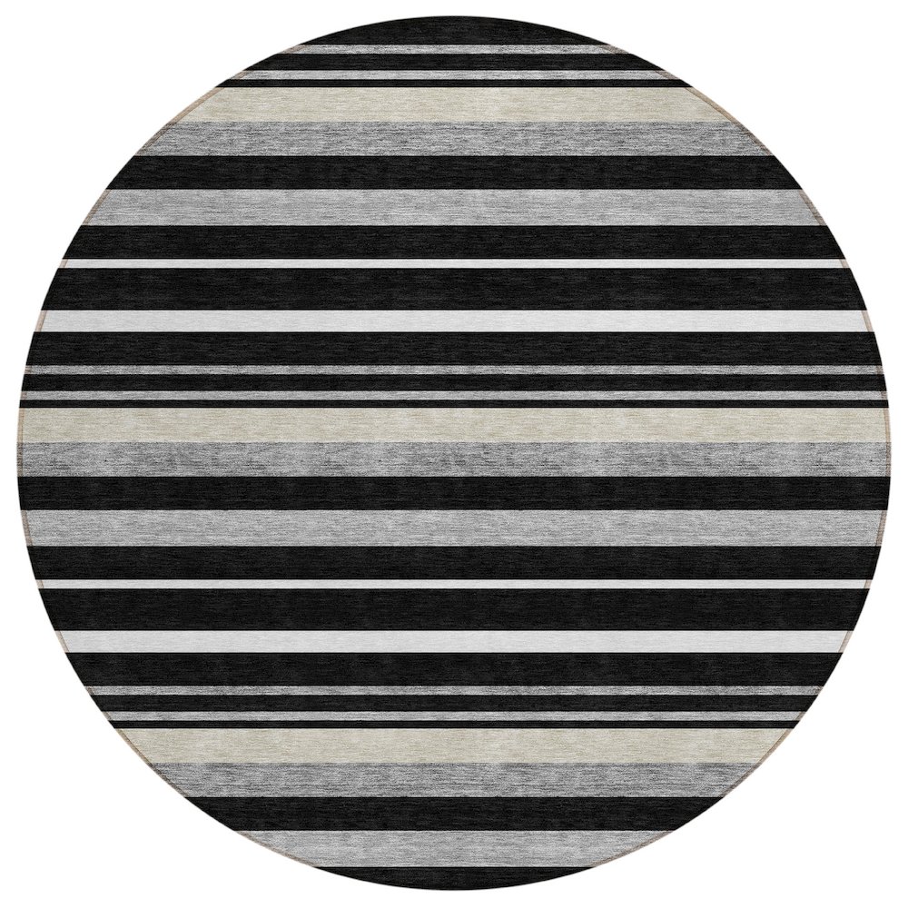 Chantille ACN879 Black 8' x 8' Rug. Picture 1