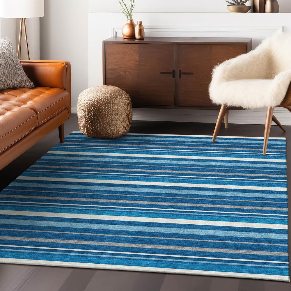 Chantille ACN879 Blue 2'6" x 3'10" Rug. Picture 5