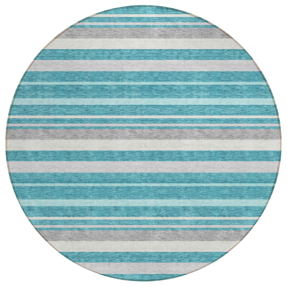 Chantille ACN879 Teal 8' x 8' Rug. Picture 1