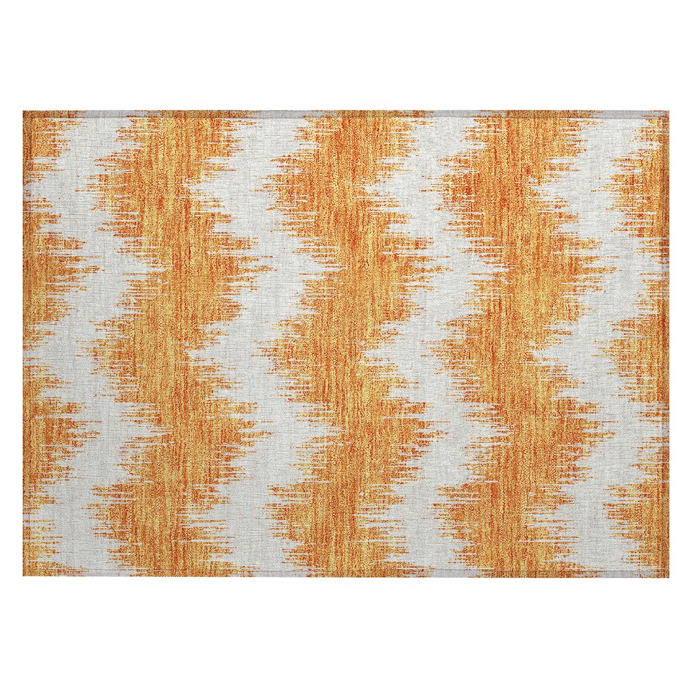 Chantille ACN880 Orange 1'8" x 2'6" Rug. Picture 1