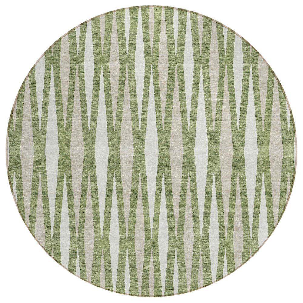 Chantille ACN881 Green 8' x 8' Rug. Picture 1