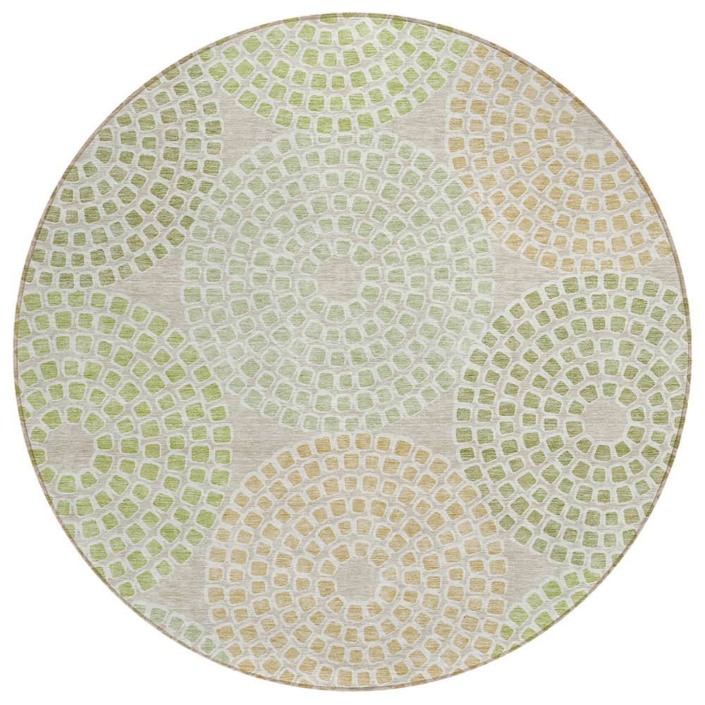 Chantille ACN882 Green 8' x 8' Rug. Picture 1