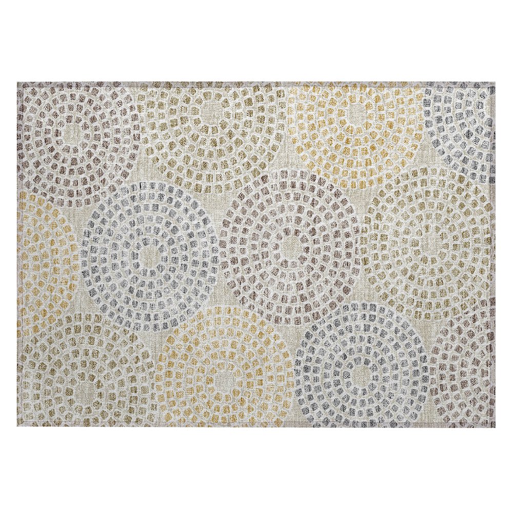 Chantille ACN882 Brown 1'8" x 2'6" Rug. Picture 1