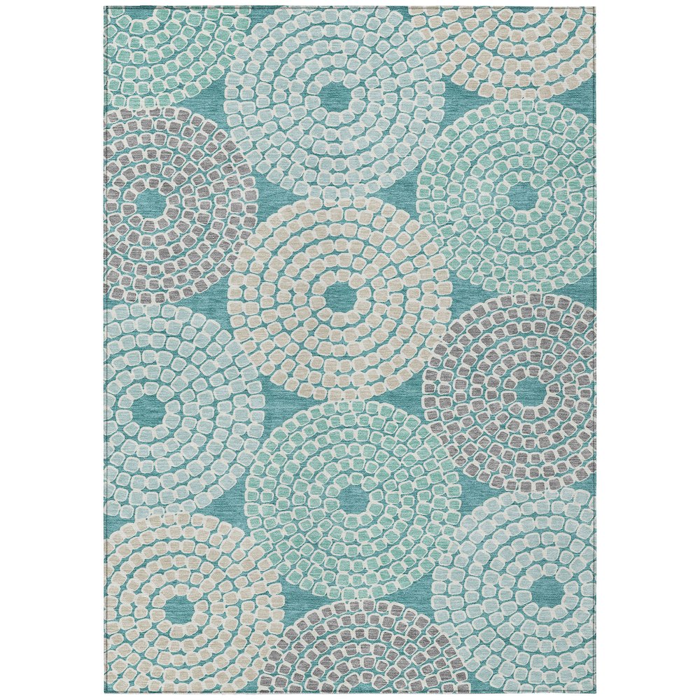 Chantille ACN882 Teal 2'6" x 3'10" Rug. Picture 1